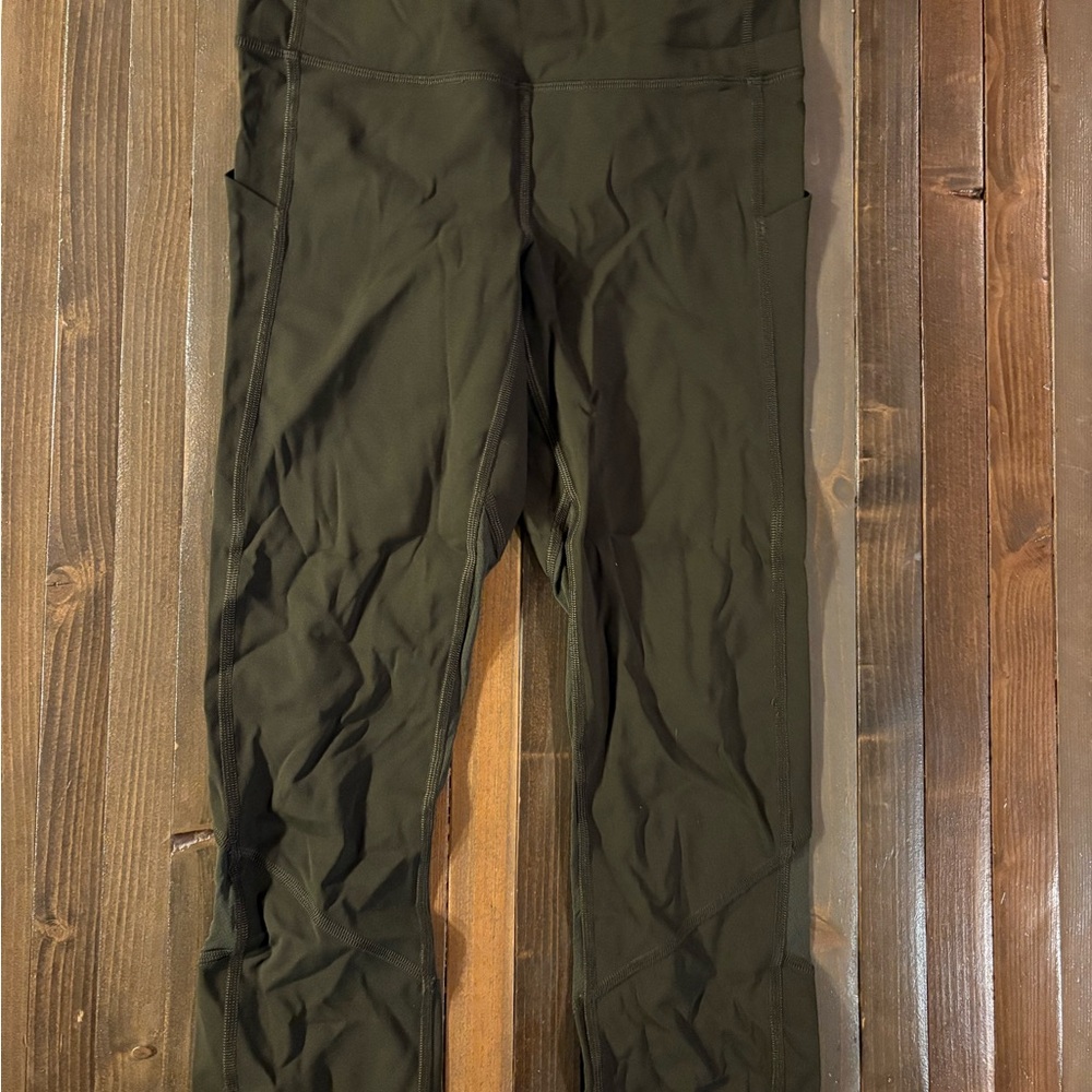 Lululemon Green Athletic Leggings